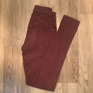 CARMAR burgundy denim